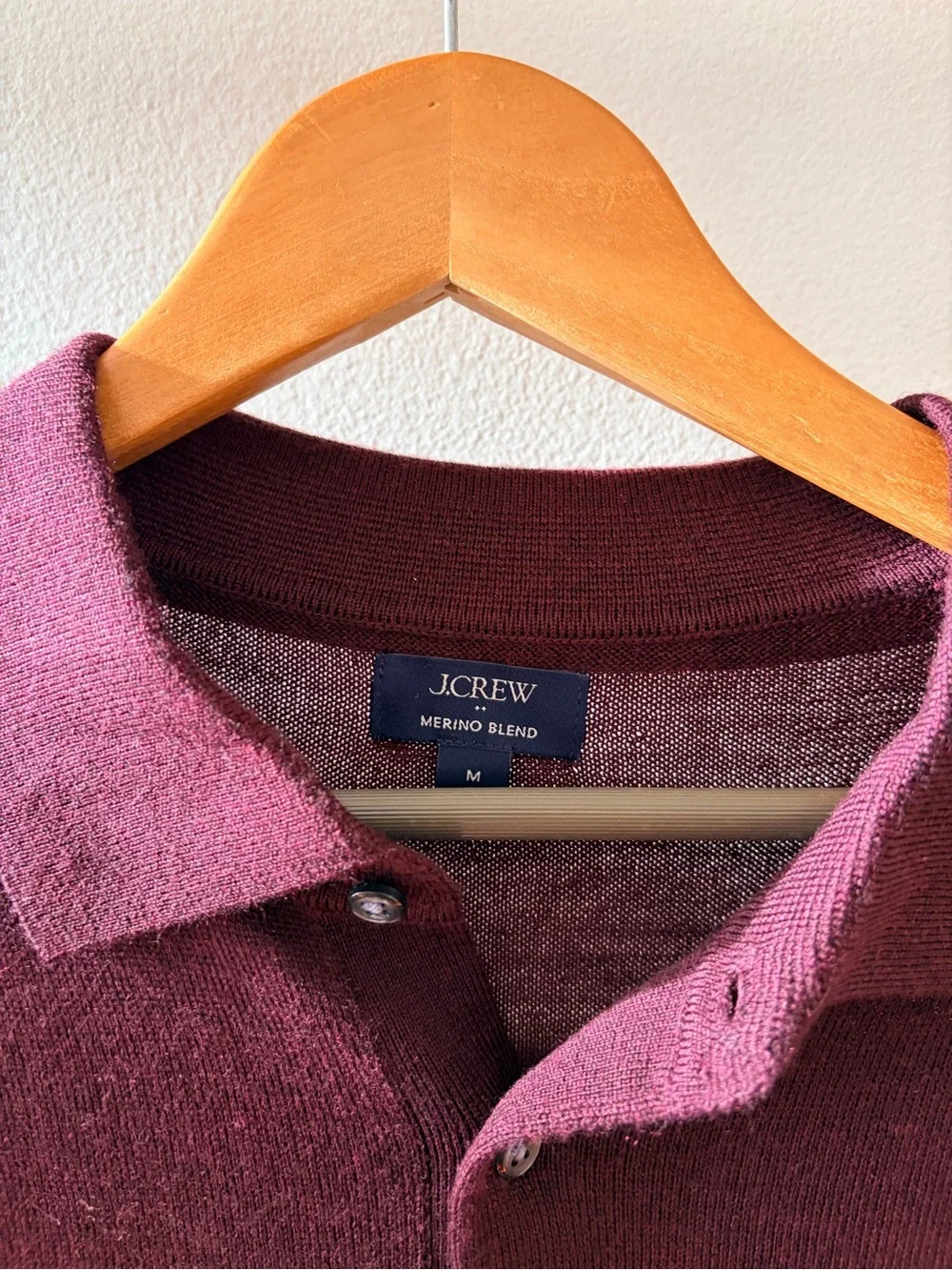 Men’s J. Crew Merino Blend Polo Sweater